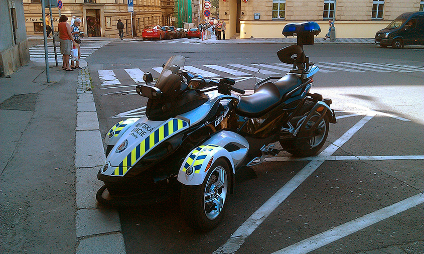 Трицикл пражской полиции